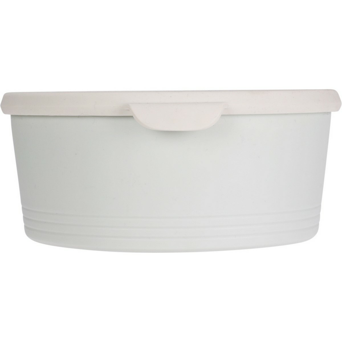 Set de caserole EH din plastic 3 buc, crem