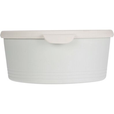 Set de caserole EH din plastic 3 buc, crem