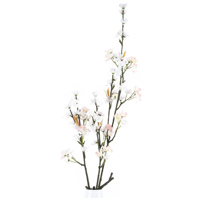 Umetna cvetoča veja jablane, 80 cm