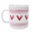 Cană ceramică de Crăciun Christmas heart I alb ,710 ml