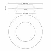 Philips 8720169195196 stropní LED svítidlo Garnet, černá, 1x 30 W 3100lm 2700K IP20