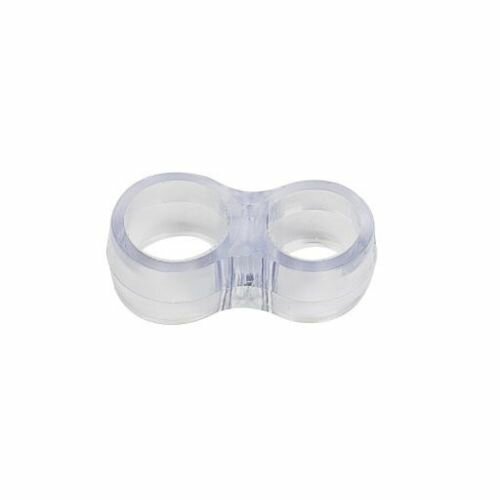 Dvojitá PVC zarážka na kliku RK.ZAR.108.CIR, 7 kos