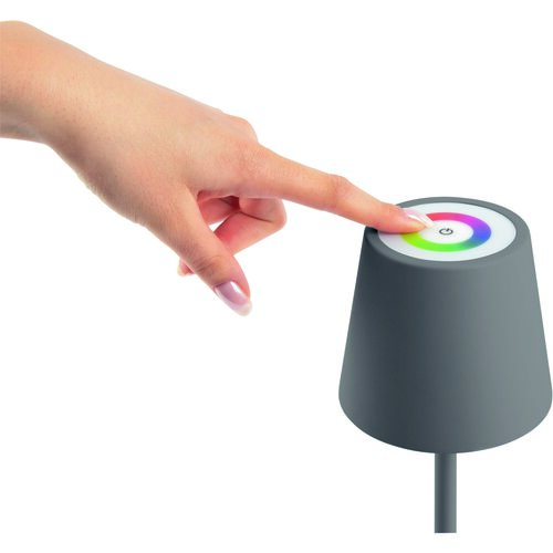 Classbach TL 4025 LED-es újratölthető asztalilámpa, szürke