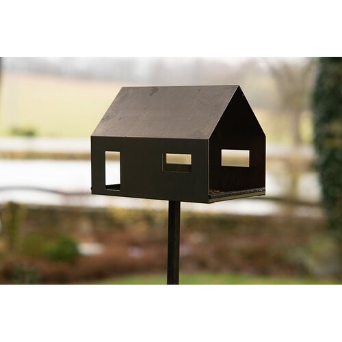 Casa Madáretető 30 x 21 x 23 cm, corten CORGARDEN1040