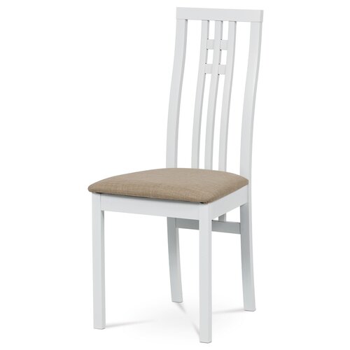 Étkezőszék tömör fából BC-2482 WT, fehér