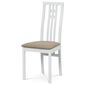 Scaun de masă din lemn masiv BC-2482 WT, alb