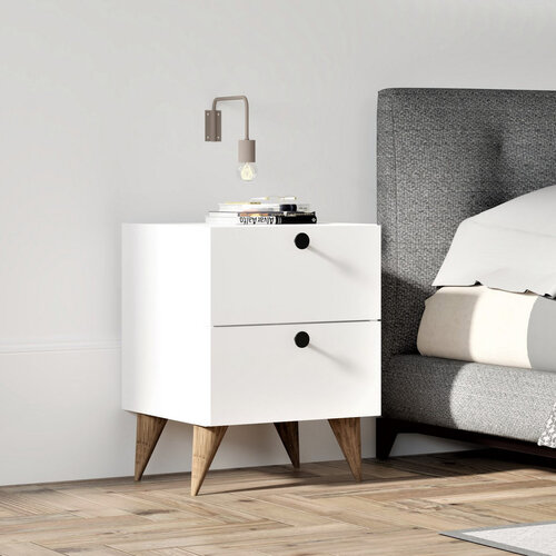 Stolik nocny Kada White