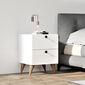 Stolik nocny Kada White