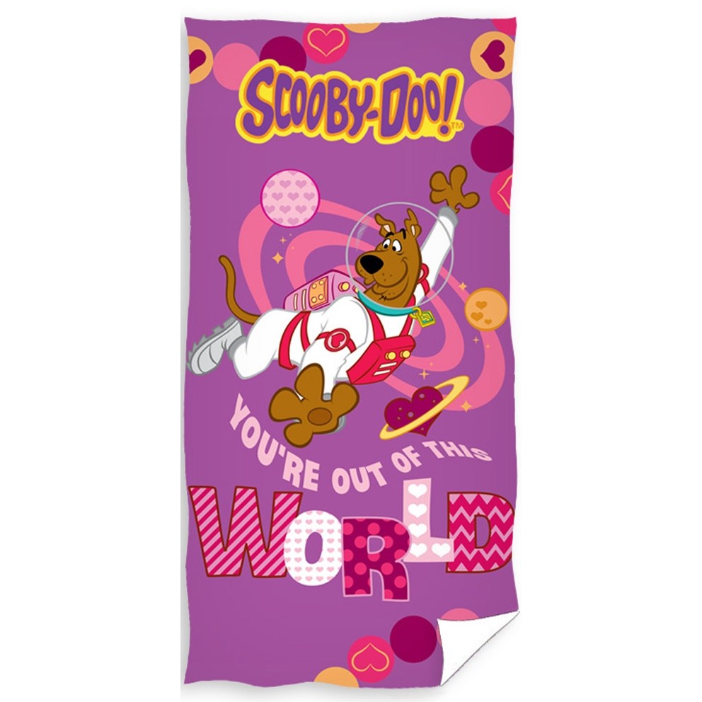 Tip Trade Osuška Scooby Doo ve Vesmíre, 70 x 140 cm