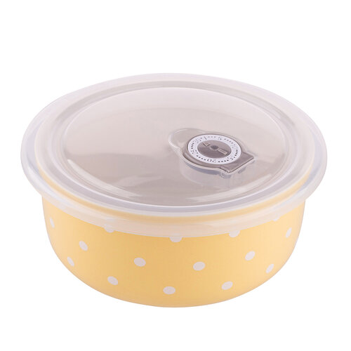 Altom Skleda s pokrovom, 550 ml, rumena