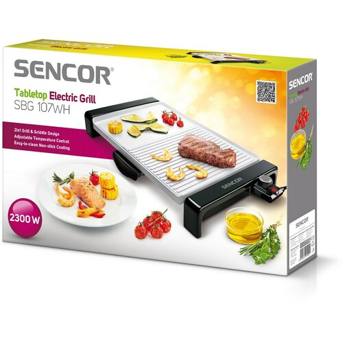 Sencor SBG 107WH elektromos asztali grill