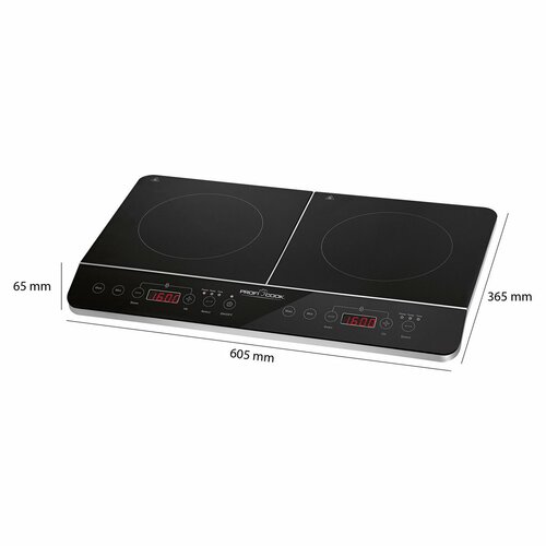 ProfiCook DKI 1067 kétzónás indukciós főzőlap