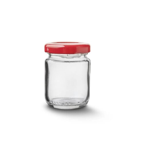 Orion Set of 9 preserving jars with lids, 0.06 l