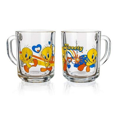 Kubek szklany Tweety 2 szt.