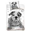 Kis Bulldog pamut ágynemű, 140 x 200 cm, 70 x 90 cm