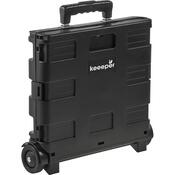 Keeeper Skladací nákupný vozík Olli 45 l Black