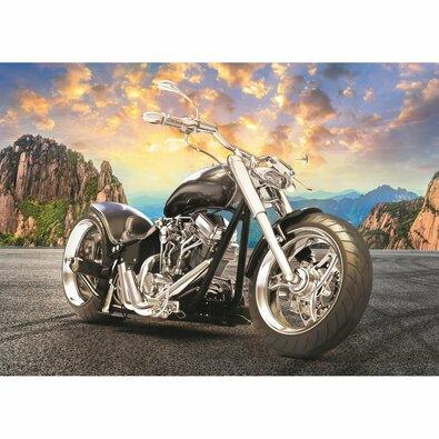 Trefl Fekete motoros puzzle, 500 db