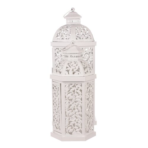 Set felinare din metal Romantic, 2 buc.