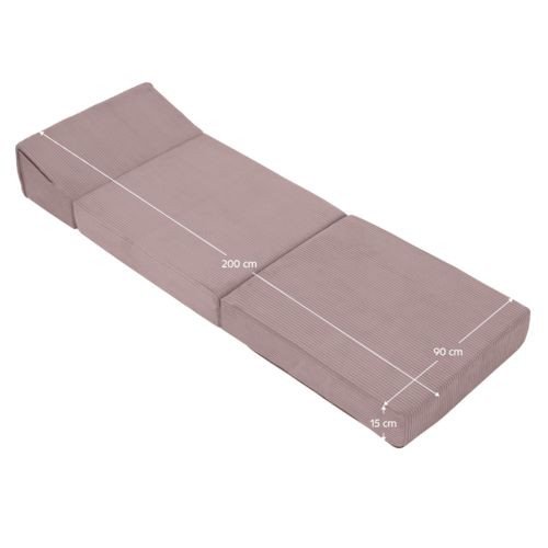 Scaun pliant/saltea MALEN, rozu