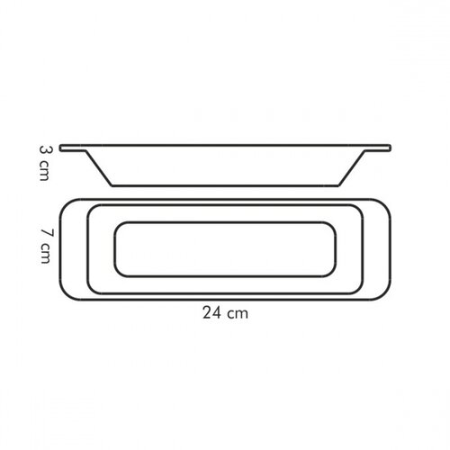 Tescoma Miska podélná GUSTITO, 24 x 7 cm