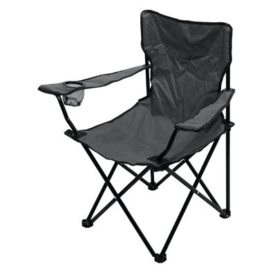 Cattara 13447 Camping zložljivi stol Bari, siva ,49 x 39 x 84 cm