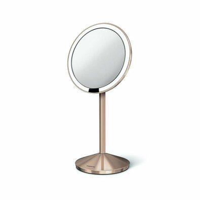 Simplehuman Sensor Tru-lux kozmetikai LED tükör, 10x-es nagyítás, rose gold