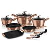 Set veselă 12 piese Berlinger Haus RosegoldMetallic Line