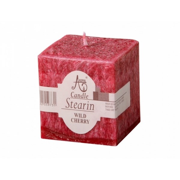 Stearínová sviečka Capri Čierne ríbezle, hranol