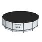 Basen naziemny Bestway Steel Pro MAX, szary, szer.396 cm, wys. 122 cm