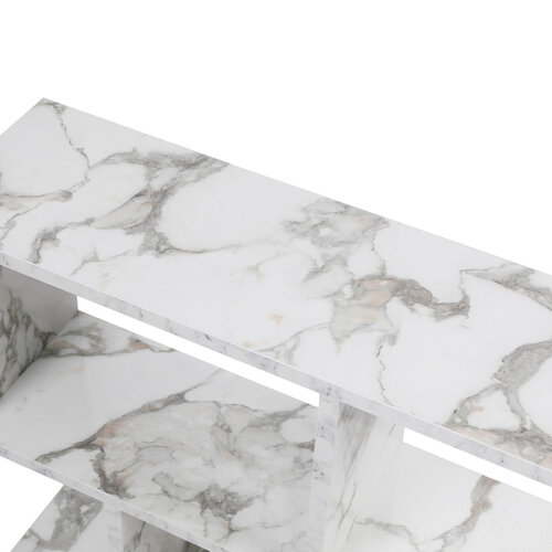 Odkládací stolek Life White Marble