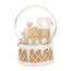 Weihnachts-Schneekugel „Lebkuchen-Zug II“, Polyresin, 10 cm