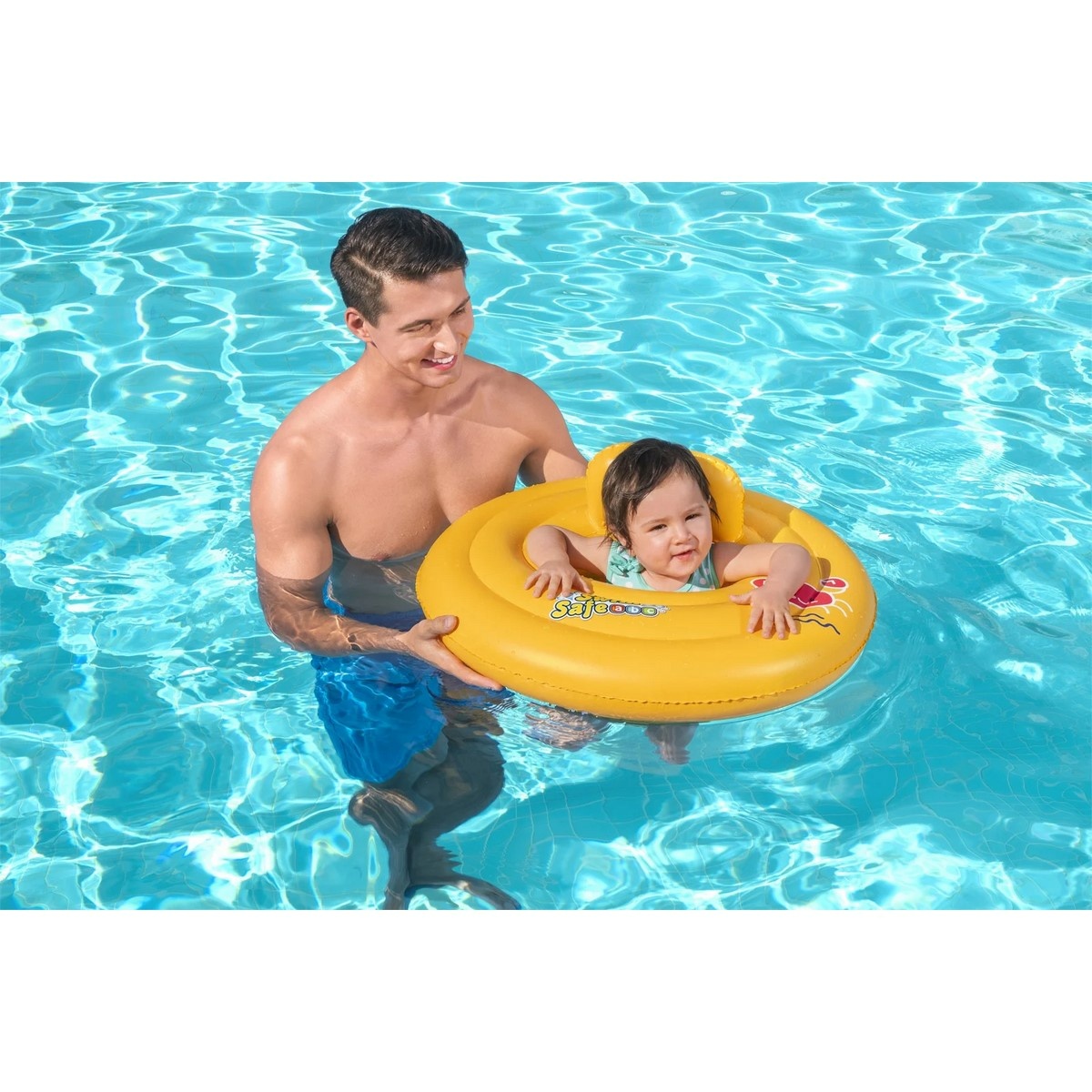 Bestway Nafukovací baby sedací kruh s opěrkou, průměr 69cm - thumb (5)