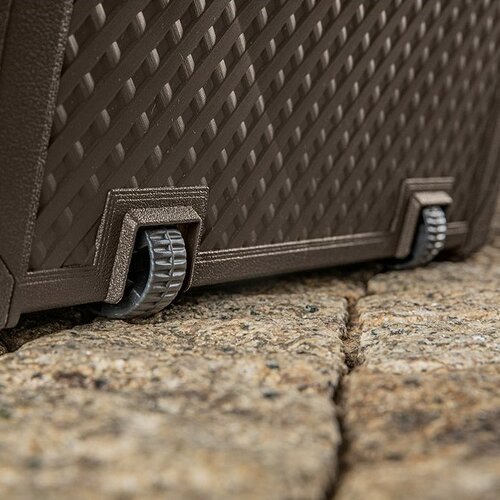 Keter Garten-Aufbewahrungsbox Emily braun, 280 l, 118 x 58 x 45 cm