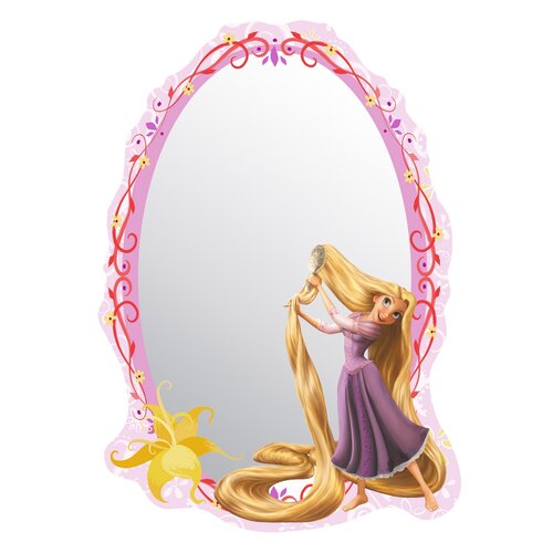 Lustro samoprzylepne dla dzieci Rapunzel Księżniczka Roszpunka, 15 x 21,5 cm