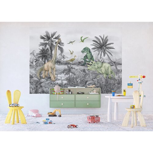 Gyermek fotótapéta Dino 252 x 182 cm, 4 részbőláll.