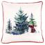 Pillow Christmas motif velvet, 45 x 45 cm