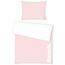 Bench Бавовняна постільна білизна біло-рожева, 140 х 200 см, 70 х 90 см