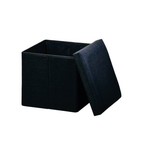 Kesper 15955 Taburet, fekete, 38 x 38 x 38 cm