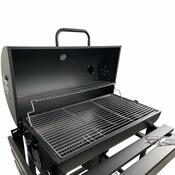 Grătar multifuncțional cu afumătoare + rotisor electric Kristen, 41 x 115 x 82 cm