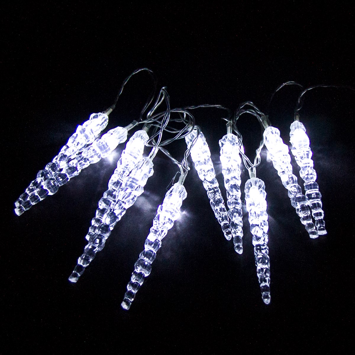 Světelný řetěz Rampouchy 12 cm, 10 LED