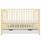 New Baby Pătuț pentru copii Lilly cu laturidetașabile și sertar, natural