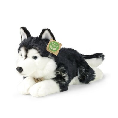 Jucărie pluș Câine Husky Rappa, 36 cm ECO-FRIENDLY