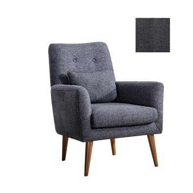 Fotel Zeni Berjer Dark Grey