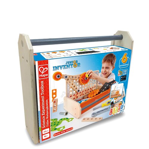 Hape Znanstvenikova kovčka 32 kosov, 30 x 26,6 x8,7 cm