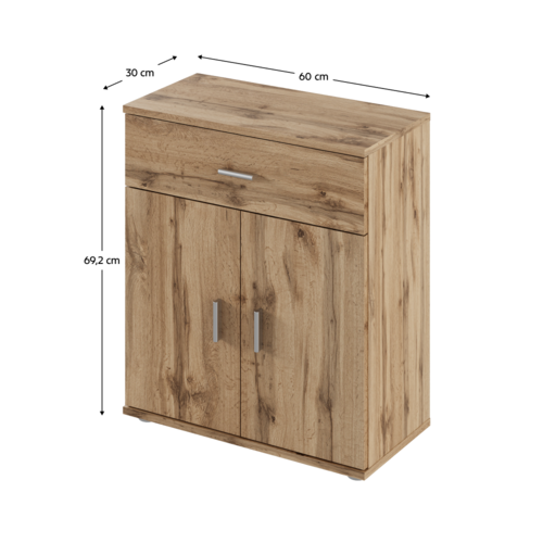 Schrank ADELI Typ 2, Eiche Wotan