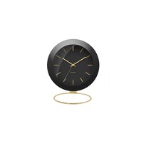 Karlsson KA5833BK Designové stolní hodiny, 10,5 cm Karlsson KA5833BK Designové stolní hodiny, 10,5 cm