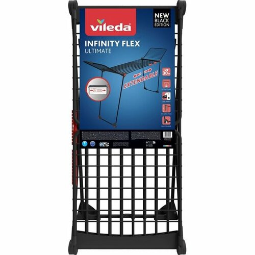 Vileda Sušák na prádlo Infinity FLEX Black 30 m