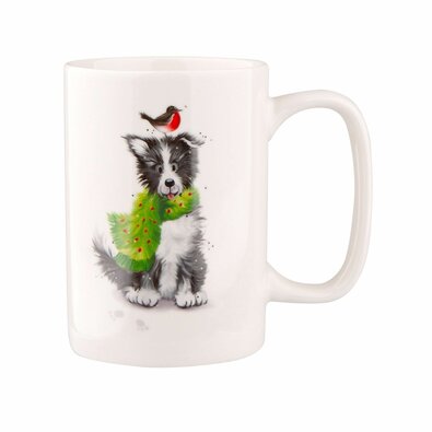 Altom Porcelanasti vrč Xmas Dog B, 300 ml