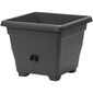 Plastia Bergamot горщик для квітів з автополивом 40 x 40 см, сірий