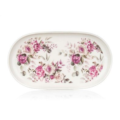 Tavă ceramică Banquet Rose 22,5 x 12,5 cm